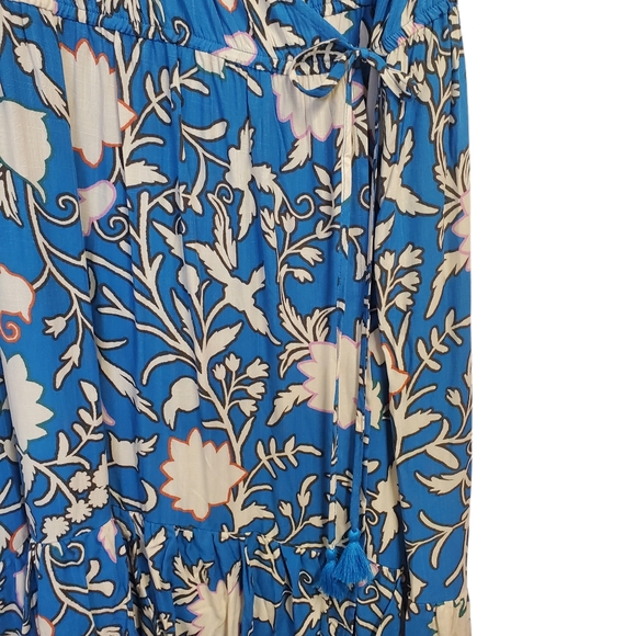 NWT Knox Rose Women's Wrap Front Dress Blue/Floral Size 2X - Picture 12 of 16